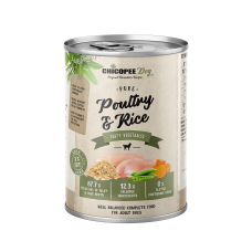 Chicopee (Чікопі) Dog Adult Pure Poultry & Rice - Вологий корм для собак з птахом та рисом 800 г