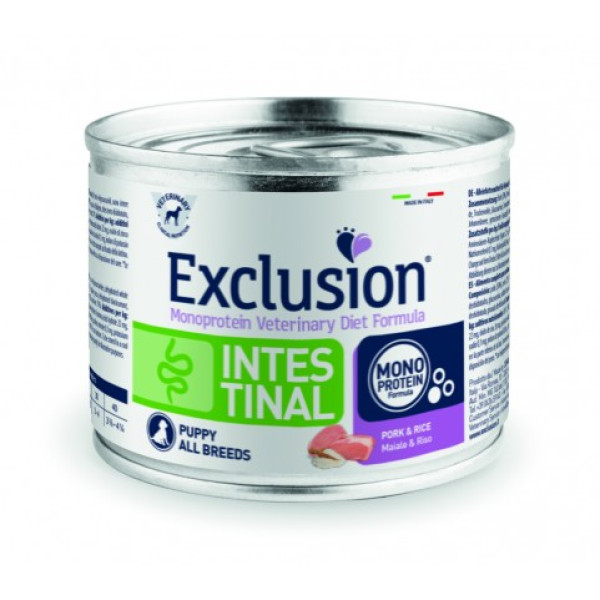 Exclusion (Эксклюжн) Dog Vet Diet Intestinal All Breed - Влажный корм для собак с нарушением пищеварения со свининой 200 г