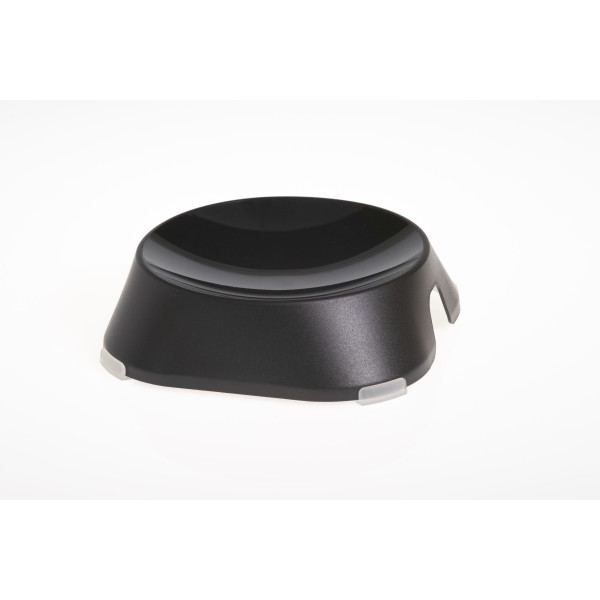 Fiboo (Файбо) Flat Bowl Black - Миска для животных плоская черная 50 мл