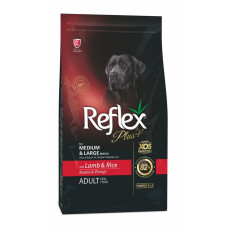 Reflex Plus (Рефлекс Плюс) Dog Medium & Large Breed Lamb & Rice - Сухий корм для собак середніх і великих порід з ягням і рисом 15 кг