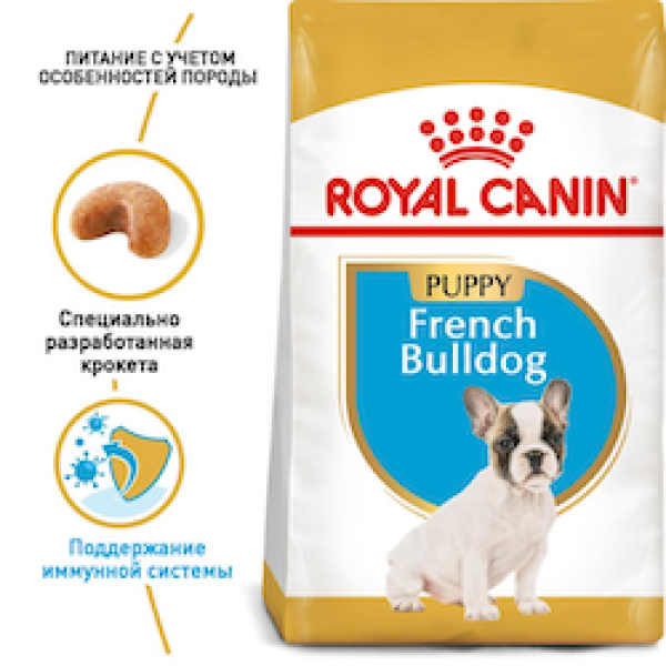 Royal Canin (Роял Канін) French Bulldog Puppy - Сухий корм для цуценят французького бульдога від 2 до 12 місяців 3 кг