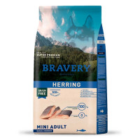 Bravery (Бравери) Dog Adult Mini Herring - Сухой корм для собак мелких пород беззерновой с селедкой 7 кг