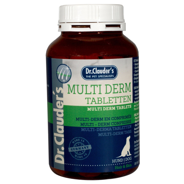 Dr.Clauder's (Клаудер) Hair & Skin Multi Derm Tablets - Витамины для собак по уходу за кожей и шерстью 225 шт.