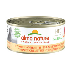 Almo Nature (Альмо Натюр) HFC Cat Natural Tuna & Shrimp - Вологий корм для котів з тунцем та креветками 150 г