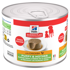 Hill`s (Хілс) Science Plan Dog Chicken Puppy & Mother All Breeds - Вологий корм для цуценят та вагітних собак усіх порід з м’ясом курки 200 г
