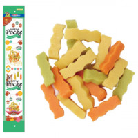 DoggyMan (Догимен) Wave Shaped Cheese Snack - Лакомство для собак любого возраста всех пород в форме волны с сыром 80 г