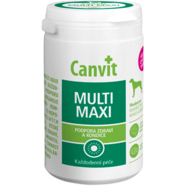Сanvit (Канвит) Multi Maxi - Витамины для собак общеукрепляющий комплекс из 13 витаминов 230 г