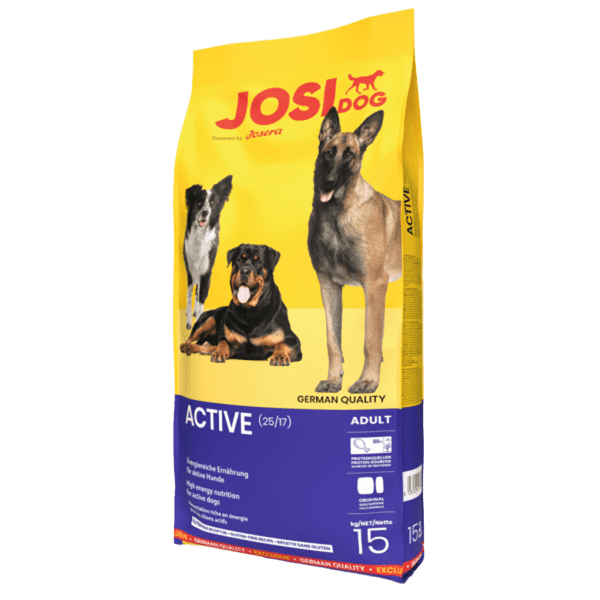 JosiDog (ЙозиДог) Poultry & Rice Active Adult All Breeds - Сухой корм для взрослых активных собак всех пород с мясом птицы и рисом 15 кг