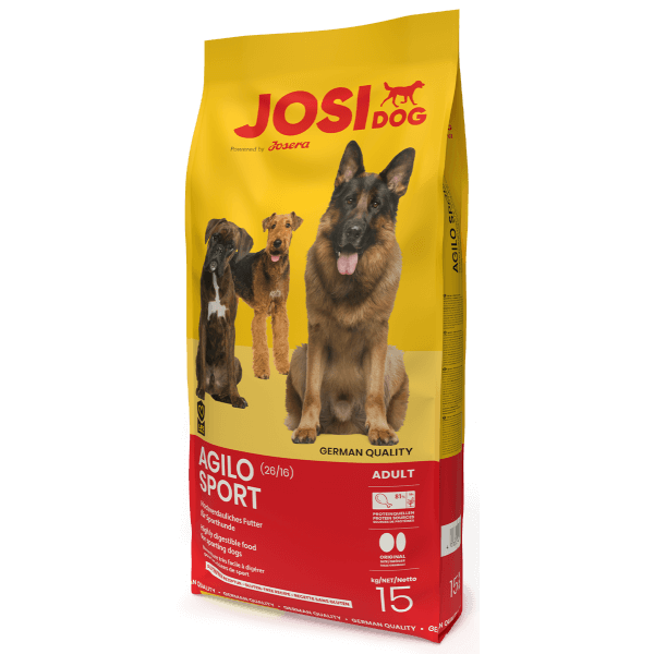 JosiDog (ЙозиДог) Poultry & Rice Agilo Sport Adult All Breeds - Сухой корм для взрослых спортивных собак всех пород с мясом птицы и рисом 15 кг