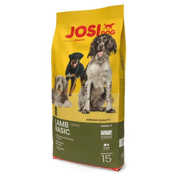JosiDog (ЙозиДог) Basic Lamb & Rice Adult All Breeds - Сухой корм для взрослых собак всех пород с мясом ягнёнка и рисом 15 кг