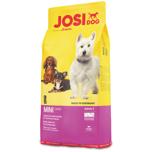JosiDog (ЙозиДог) Poultry & Rice Adult Mini - Сухой корм для взрослых собак мелких пород с мясом птицы и рисом 900 г