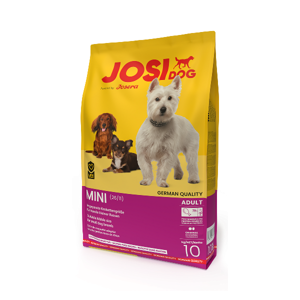 JosiDog (ЙозиДог) Poultry & Rice Adult Mini - Сухой корм для взрослых собак мелких пород с мясом птицы и рисом 10 кг