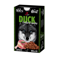 Alpha Spirit Dog Natural Snack Duck - Полувлажные лакомства с уткой для взрослых собак 80 г