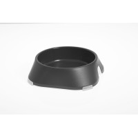 Fiboo (Файбо) Bowl Dark Gray L - Миска для животных с антискользящими накладками темно-серая 700 мл
