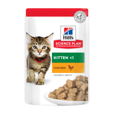 HILL\'S (Хілс) SP Kitten Chicken - Вологий корм для кошенят з куркою у соусі 85 г