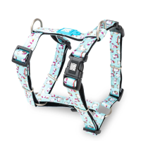 Max & Molly (Макс Молли) H-Harness Unicorn L - Шлея для собак с принтом единорог