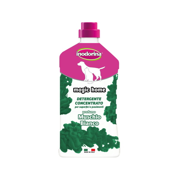 Inodorina (Инодорина) Magic Home Muschio Bianco - Концентрат для мытья полов и очистка поверхностей с ароматом белого мускуса 1 л