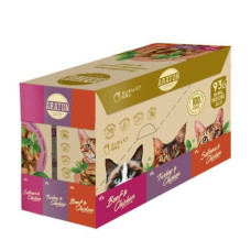 Araton (Аратон) Cat 4 Meat Set Adult - Набор влажных кормов для взрослых котов с 4 видами мяса 12х85 г