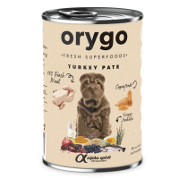 Orygo (Ориго) Dog Pate Turkey & Pumpkin - Влажный корм для собак с индейкой и тыквой 400 г