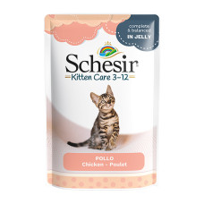 Schesir (Шезір) Kitten Care Chicken in Jelly - Вологий корм для кошенят з куркою в желе 85 г