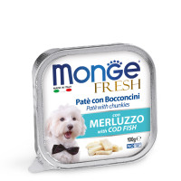 Monge (Монже) Dog Fresh Cod - Влажный корм для собак с треской 0.1 кг