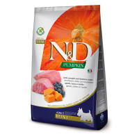 Farmina (Фарміна) Dog N&D Pumpkin Grain Free Lamb & Blueberry Adult Mini - Сухий беззерновий корм для дорослих собак дрібних порід з м’ясом ягняти та чорницею 2.5 кг