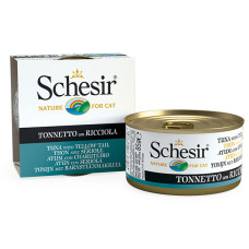 Schesir (Шезір) Cat Tuna&Yellow Tail - Вологий корм для котів з тунцем і жовтохвостиком в желе 85 г