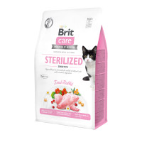 Brit Care (Брит Кеа) Sterilized Sensitive - Сухой беззерновой корм для стерилизованных кошек с чуствительным ЖКТ 0.4 кг