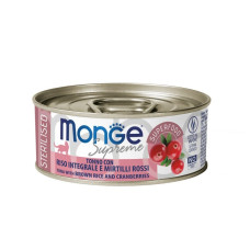 Monge (Монж) Supreme Cat Tuna & Cranberry Sterilised Adult - Вологий корм для дорослих стерилізованих котів з м’ясом тунця та журавлиною 80 г