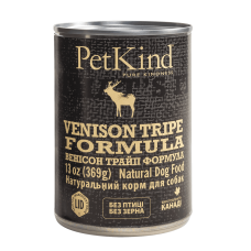 Petkind (Петкайнд) Venison Tripe Formula - Вологий корм для собак з яловичиною, олениною та яловичим рубцем 369 г