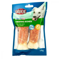 Trixie (Трикси) Denta Fun Chewing Bone Chicken - Лакомство для собак с курцей 120 г