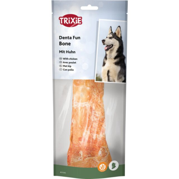 Trixie (Трикси) Denta Fun Chewing Bone Chicken - Лакомство для собак 140 г