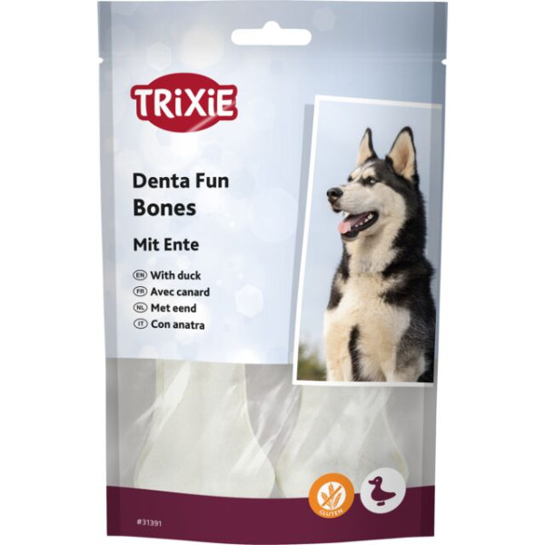 Trixie (Трикси) Denta Fun Chewing Bones Duck - Лакомство для собак с уткой 70 г