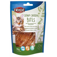 Trixie (Тріксі) Premio Catnip Chicken Bites - Ласощі для котів шматочки з курячою грудкою і котячою м'ятою 50 г