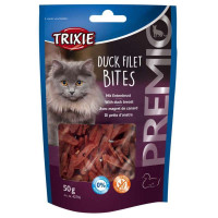 Trixie (Трикси) Premio Duck Filet Bites - Лакомство для кошек сушеное филе утки 50 г