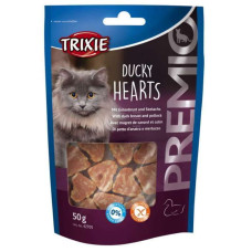 Trixie (Тріксі) Premio Ducky Hearts - Ласощі для котів сердечка з качкою та рибою 50 г