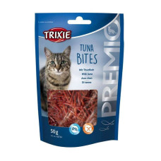 Trixie (Тріксі) Premio Tuna Bites - Ласощі для котів шматочки з тунцем і куркою 50 г