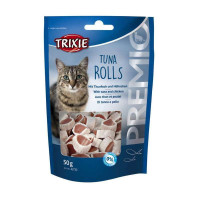Trixie (Трикси) Premio Tuna Rolls - Лакомство для кошек кусочки с тунцем и курицей 50 г