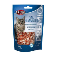 Trixie (Трикси) Premio Tuna Sandwiches - Лакомство для кошек кубики с тунцем и курицей 50 г