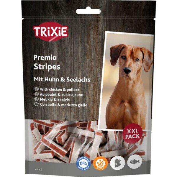 Trixie (Трикси) Premio Chicken & Pollock Stripes - Лакомство для собак 300 г
