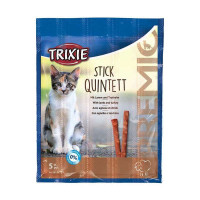 Trixie (Трикси) Premio Stick Quintett - Лакомство для кошек палочки с ягненком и индейкой 5 шт. Х 5 г