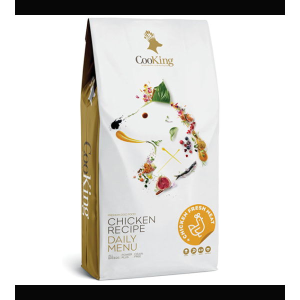 CooKing (КуКин) Dog Adult All Breed Chicken - Сухой корм для собак беззерновой с курицей 2 кг