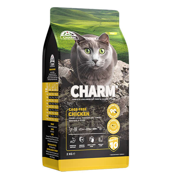 Charm (Шарм) Cage-Free Chicken - Сухой беззерновой корм для кошек с курицей 2 кг