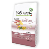 Unica Natura (Уника Натура) Unico Maxi Duck, Rice and Potatoes - Сухой корм для взрослых собак больших пород утка рис и картофель 12 кг