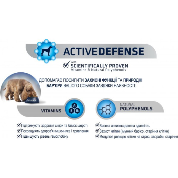 Advance Dog Mini Sensitive Salmon & Rice - Сухой корм для собак мелких пород с лососем и рисом 0.8 кг