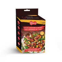 Mavsy (Мавси) Dog Refined Jerky Carpaccio Of Rabbit And Roast Duck In Cranberry Sauce - Лакомство для собак карпаччо из крольчатины и запеченной утки в клюквенном соусе 100 г