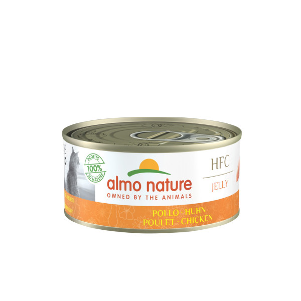 Almo Nature (Альмо Натюр) HFC Cat Jelly Chicken - Влажный корм для кошек с курицей в желе 150 г