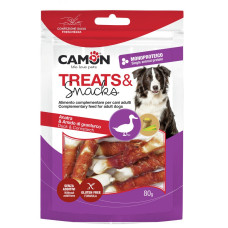 Camon (Камон) Dog Treats Corn Sticks With Duck - Ласощі для собак кукурудзяні палички з качкою 80 г