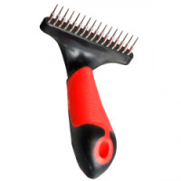 Flamingo (Фламинго) Undercoat Rake Single Row Long грабли - Расческа для собак, однорядная 15x8x2 см