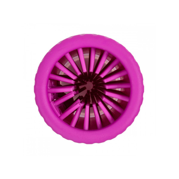 Dexas (Дексас) Mud Buster Lidded - Лапомойка пурпурная для собак 15 см